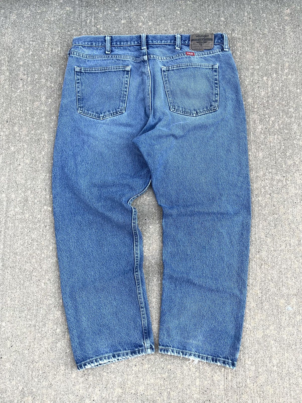 JNCO × Vintage × Wrangler Crazy Vintage Y2K Wrangler Baggy Jeans Size 38X29 Size US 38 / EU 54 - 7 Thumbnail