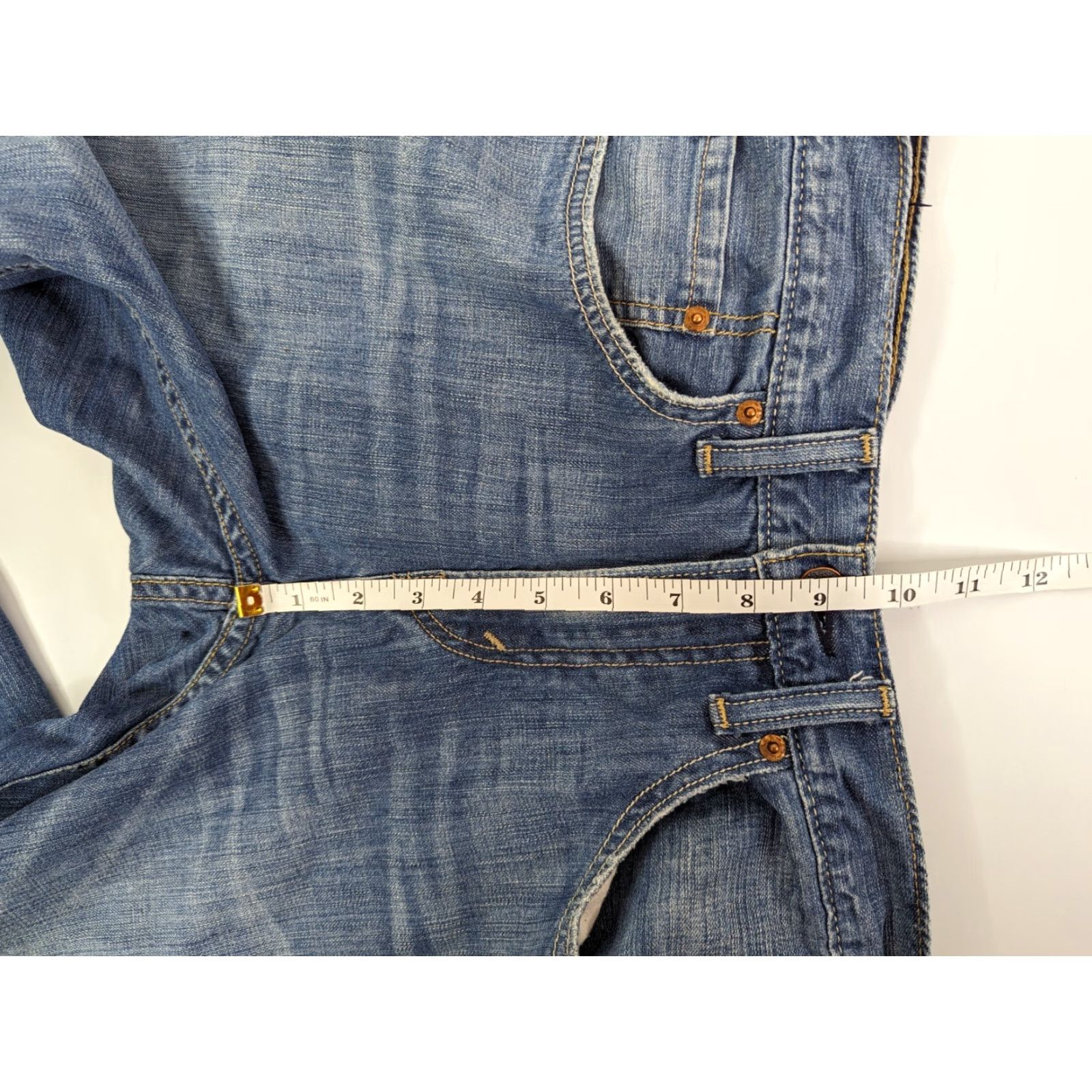 Levi's Levis 559 Jeans Mens 31x30 Relaxed Straight Fit Blue Baggy Whiskered Y2K Size US 31 - 7 Thumbnail