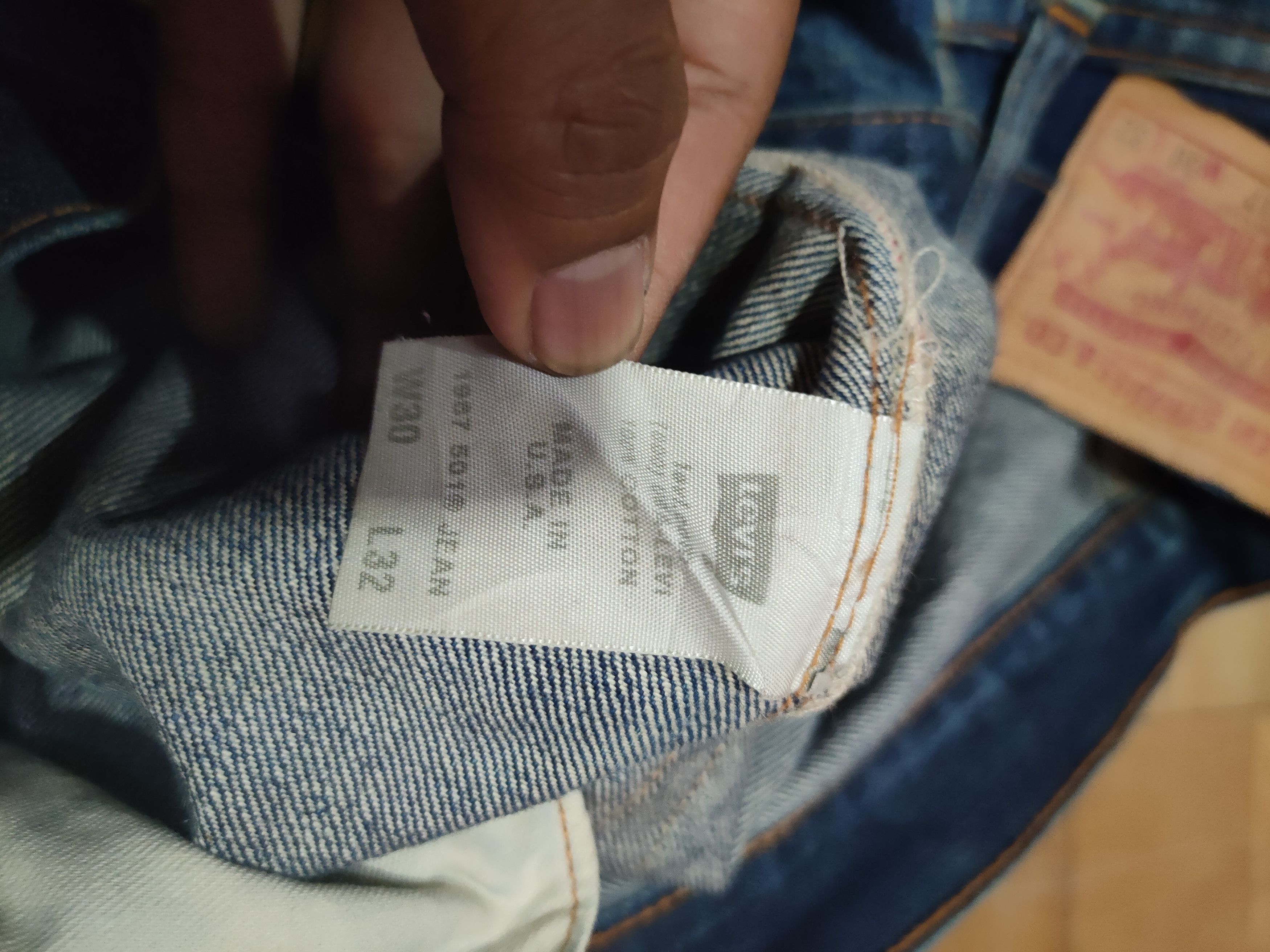 Levi's DL Late 80' Levis Big E Strauss distressed Denim Pants #c133 Size US 30 / EU 46 - 12 Thumbnail