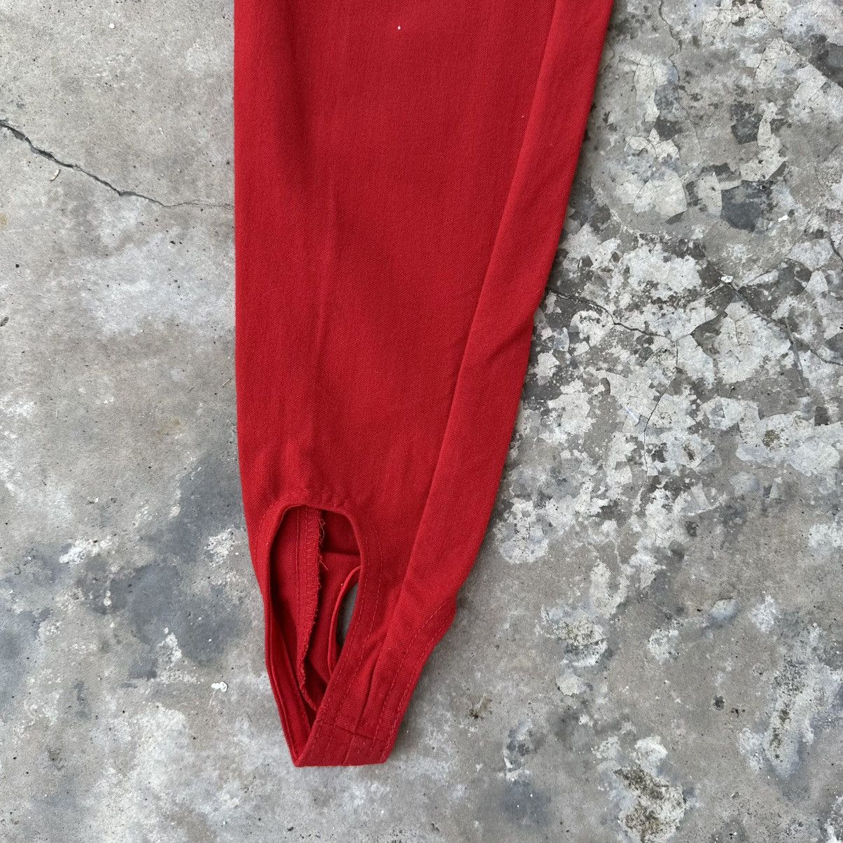 Hai Sporting Gear × Issey Miyake × Japanese Brand Hai Sporting Gear By Issey Miyake Red Pants Size 23" - 7 Thumbnail