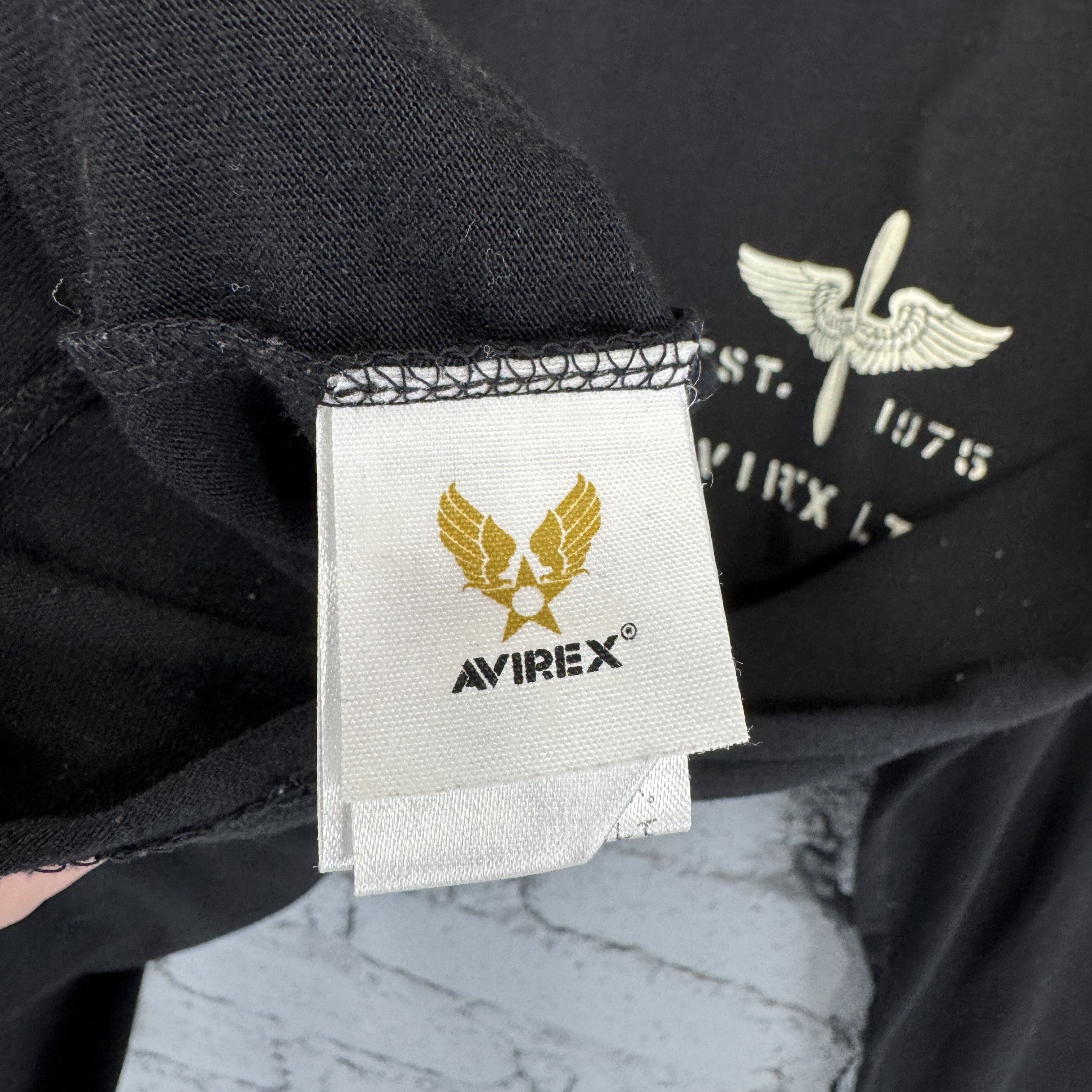 Vintage Avirex U.S. Air Corps Keep 'Em Flying Long-sleeve Tshirt Size US XL / EU 56 / 4 - 8 Thumbnail