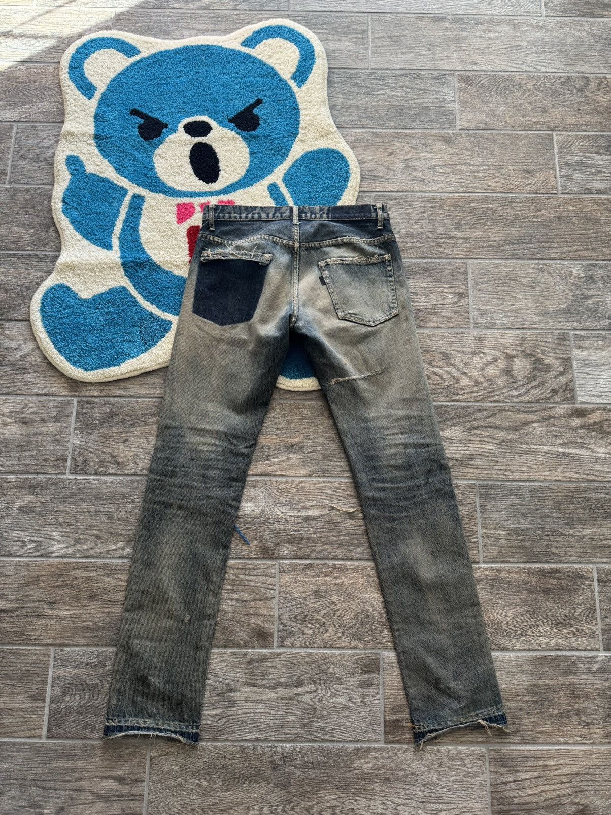 Jun Takahashi × Undercover Undercover SS10 ‘68’ blue yarn denim Size US 30 / EU 46 - 5 Thumbnail