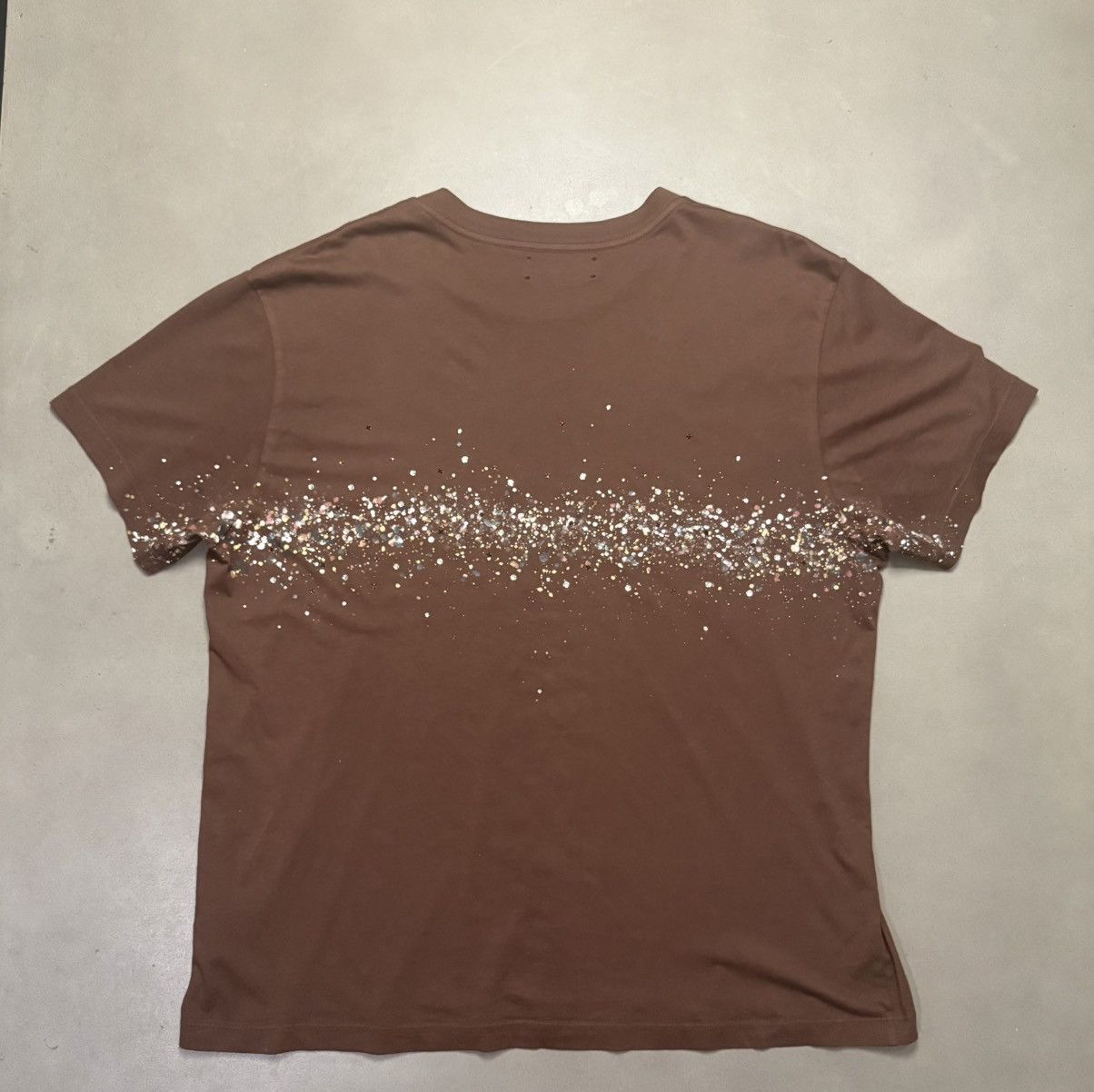 Amiri Amiri Brown Crystal T Shirt Size US M / EU 48-50 / 2 - 3 Thumbnail