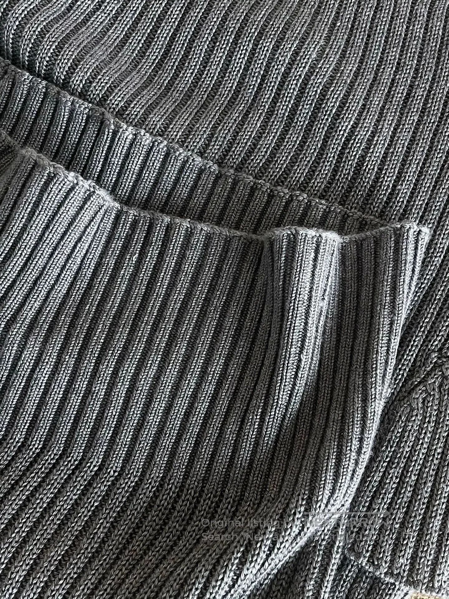 Issey Miyake Issey Miyake Ribbed Knit Skirt. Size 24" / US 00 / IT 34 - 8 Thumbnail