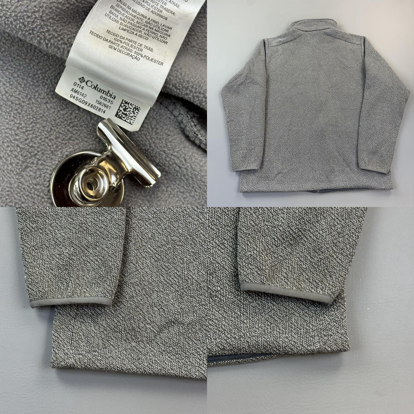 Vintage Columbia Jacket Mens XL Gray Omni-Tech Full Zip Lined Outdoor Hiking Omni-Wick Jacket Men XL Gray Size US XL / EU 56 / 4 - 8 Thumbnail