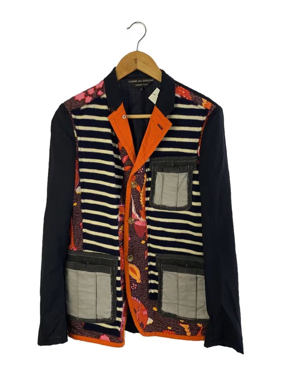 Comme des Garcons × Comme des Garcons Homme Plus Patchwork Reconstructed Tailored Jacket Size US S / EU 44-46 / 1 - 1 Thumbnail