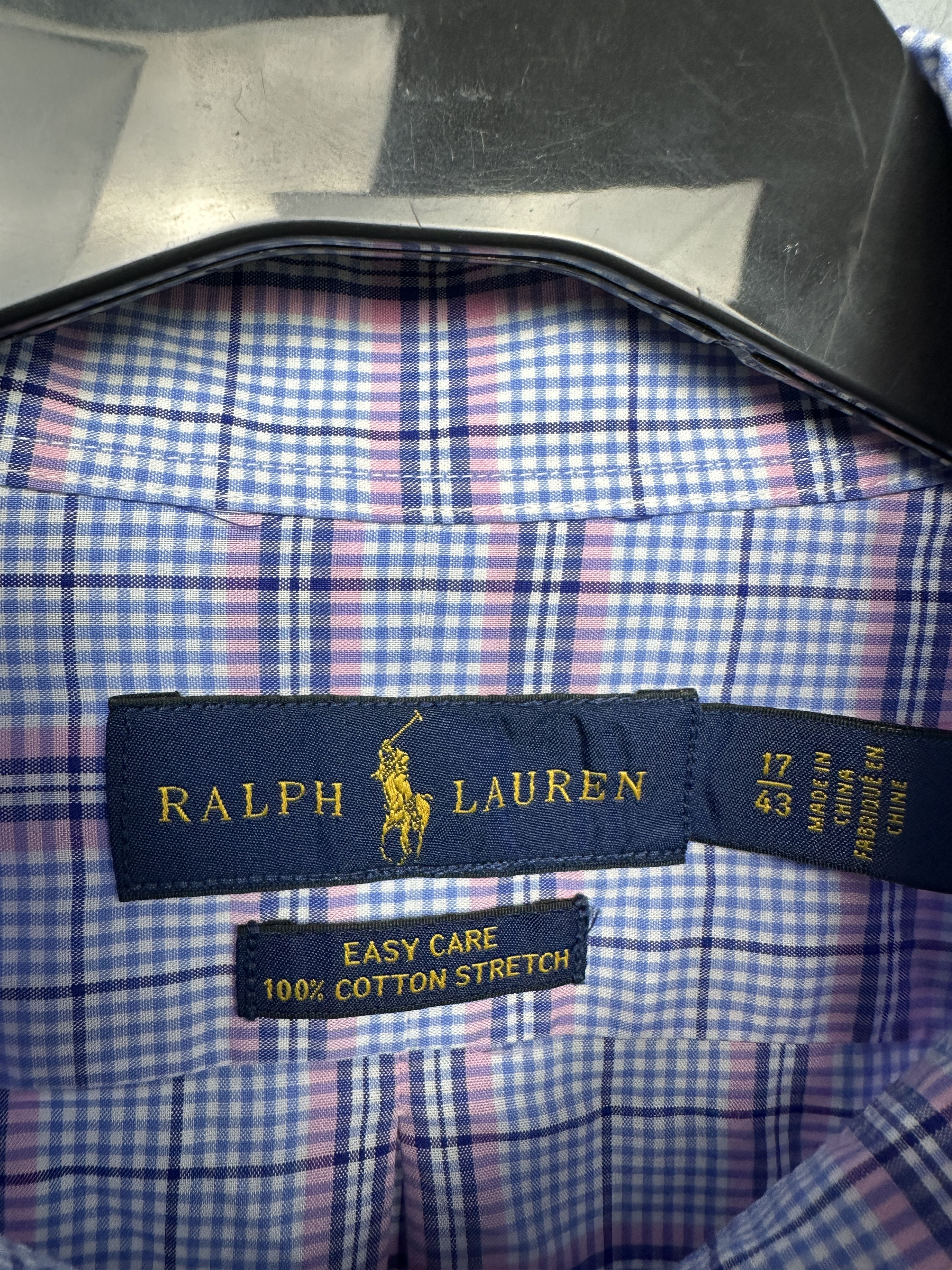 Polo Ralph Lauren Polo Ralph Lauren Mens Long Sleeve Check Shirt Size US XL / EU 56 / 4 - 4 Thumbnail