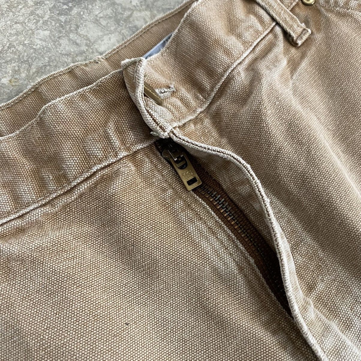 Carhartt VTG Carhartt Double Knee Faded Tan Dirty Carpenter Pants Size US 35 - 12 Thumbnail