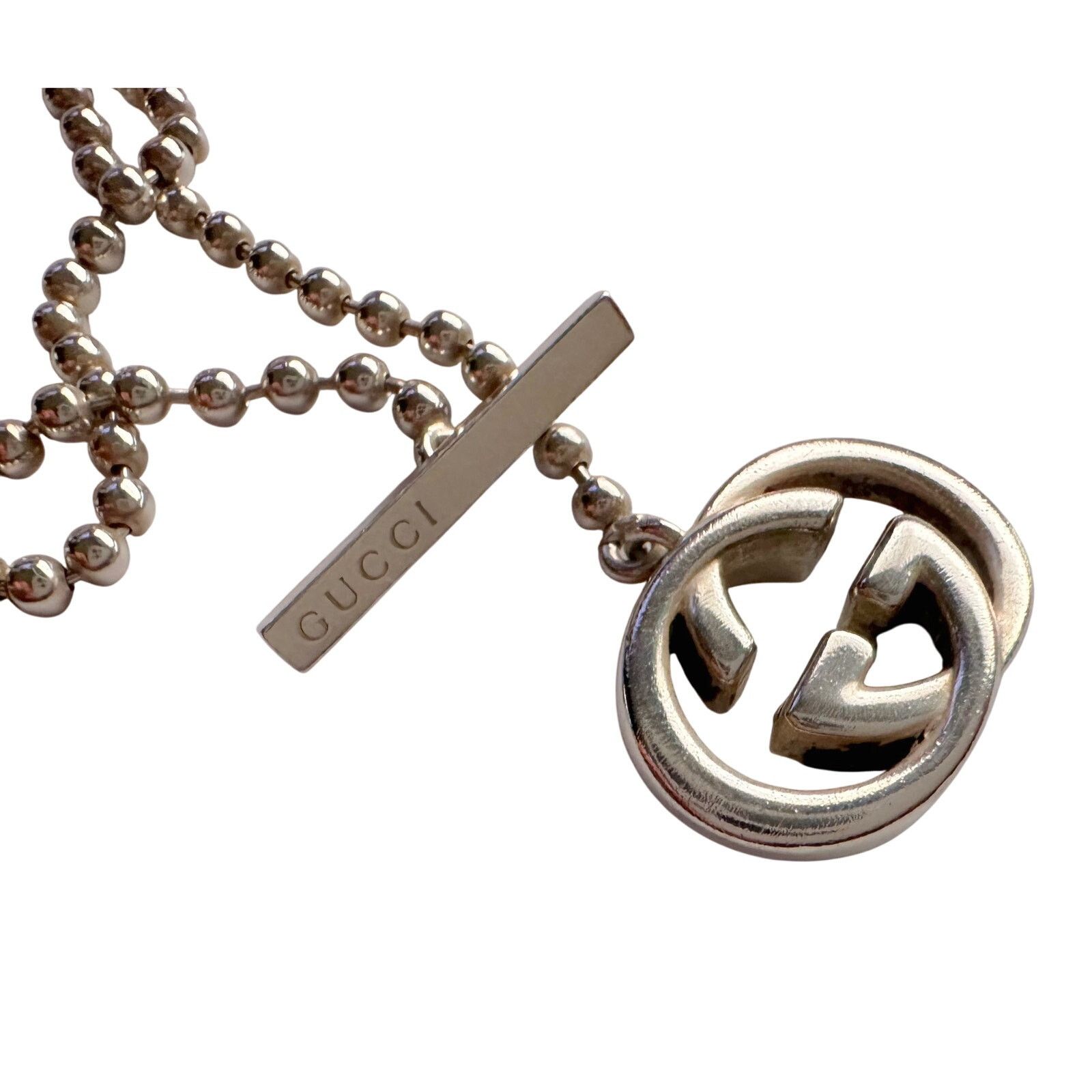 Gucci GUCCI GG Toggle Ball Chain Necklace with Box & Dust Bag Size ONE SIZE - 1 Thumbnail