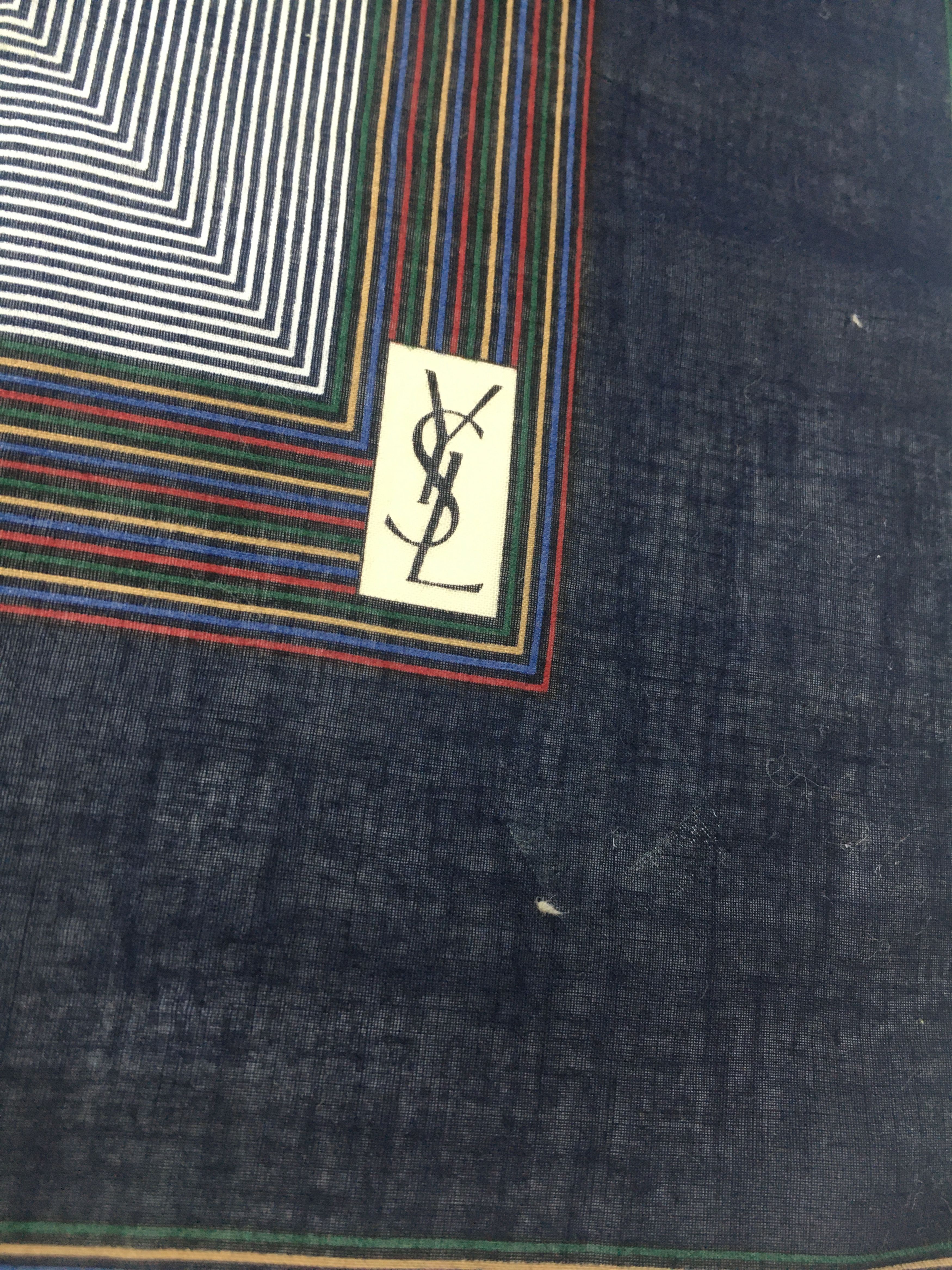 Vintage Yves Saint Laurent Handkerchief Neck scarf HKC0132 Size ONE SIZE - 4 Thumbnail