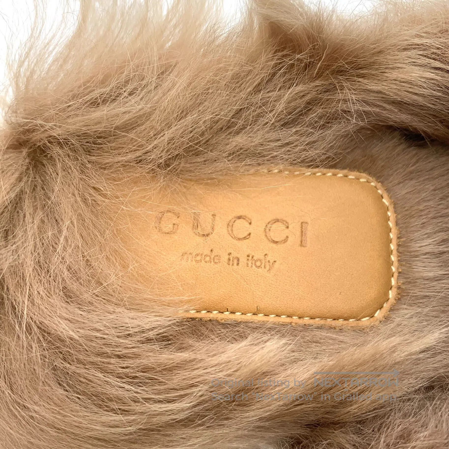 Gucci Guicci Black Tiger Head Love Heart Diamond Studded Leather Size US 4.5 / IT 34.5 - 7 Thumbnail