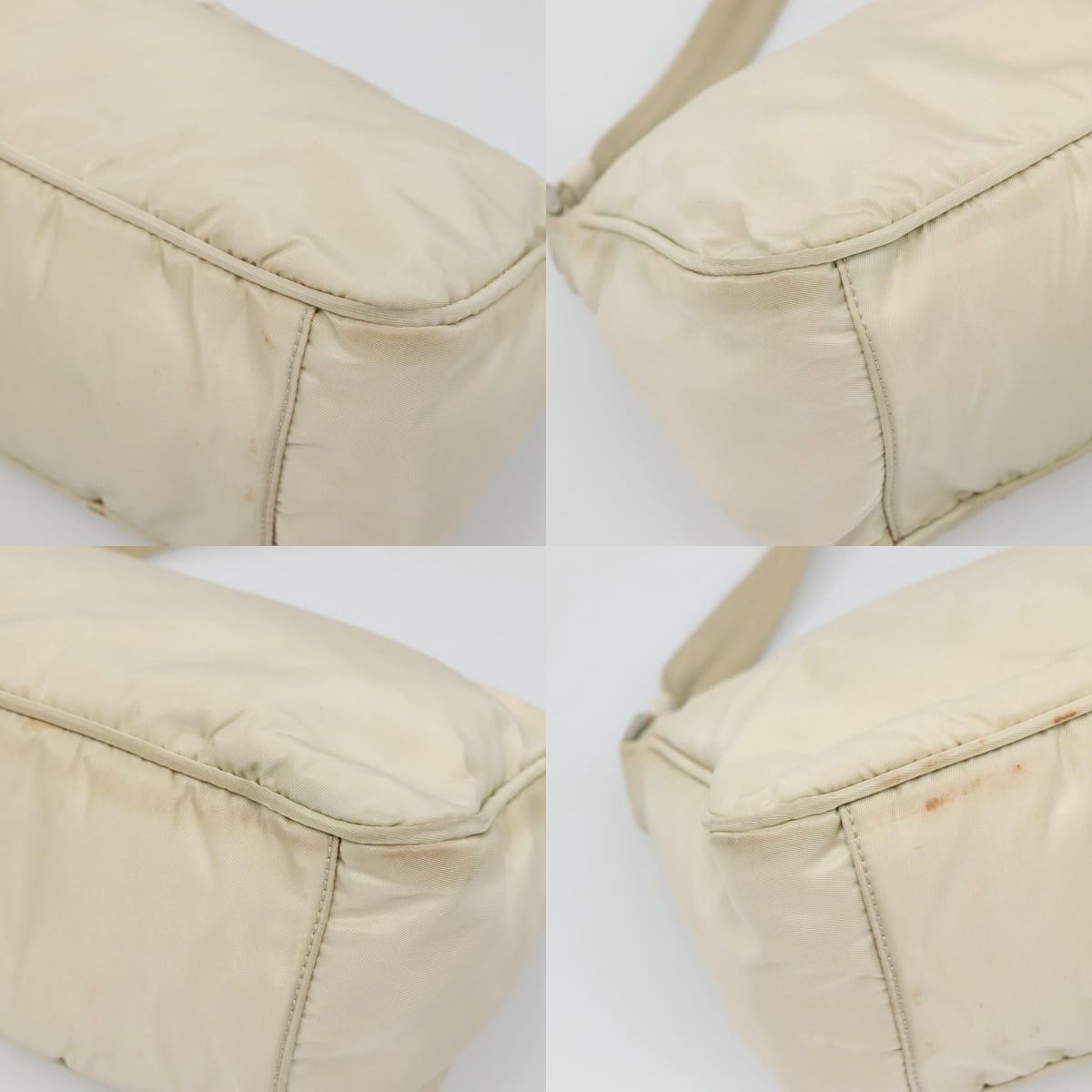 Prada PRADA Shoulder Bag Nylon Beige Silver Size ONE SIZE - 10 Thumbnail