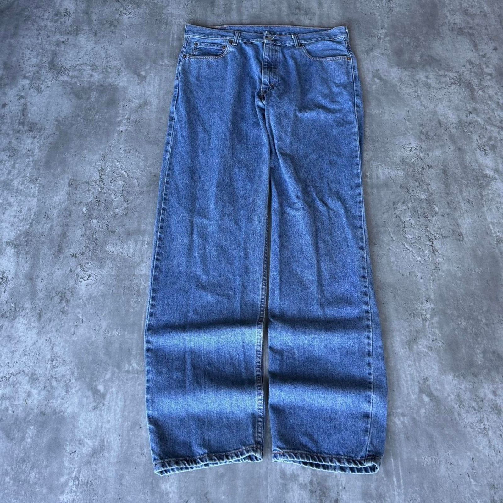 Levi's × Levi's Vintage Clothing × Vintage Vintage Y2K Levi’s 550 Relaxed Fit Grunge Opium Denim Jeans Size US 36 / EU 52 - 2 Thumbnail