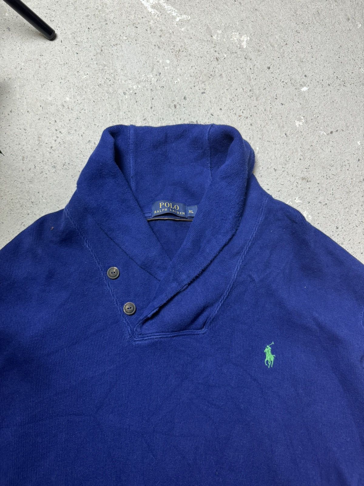 Polo Ralph Lauren × Vintage Vintage Y2K Polo Ralph Lauren Embroidered Logo Sweatshirt Size US XL / EU 56 / 4 - 3 Thumbnail