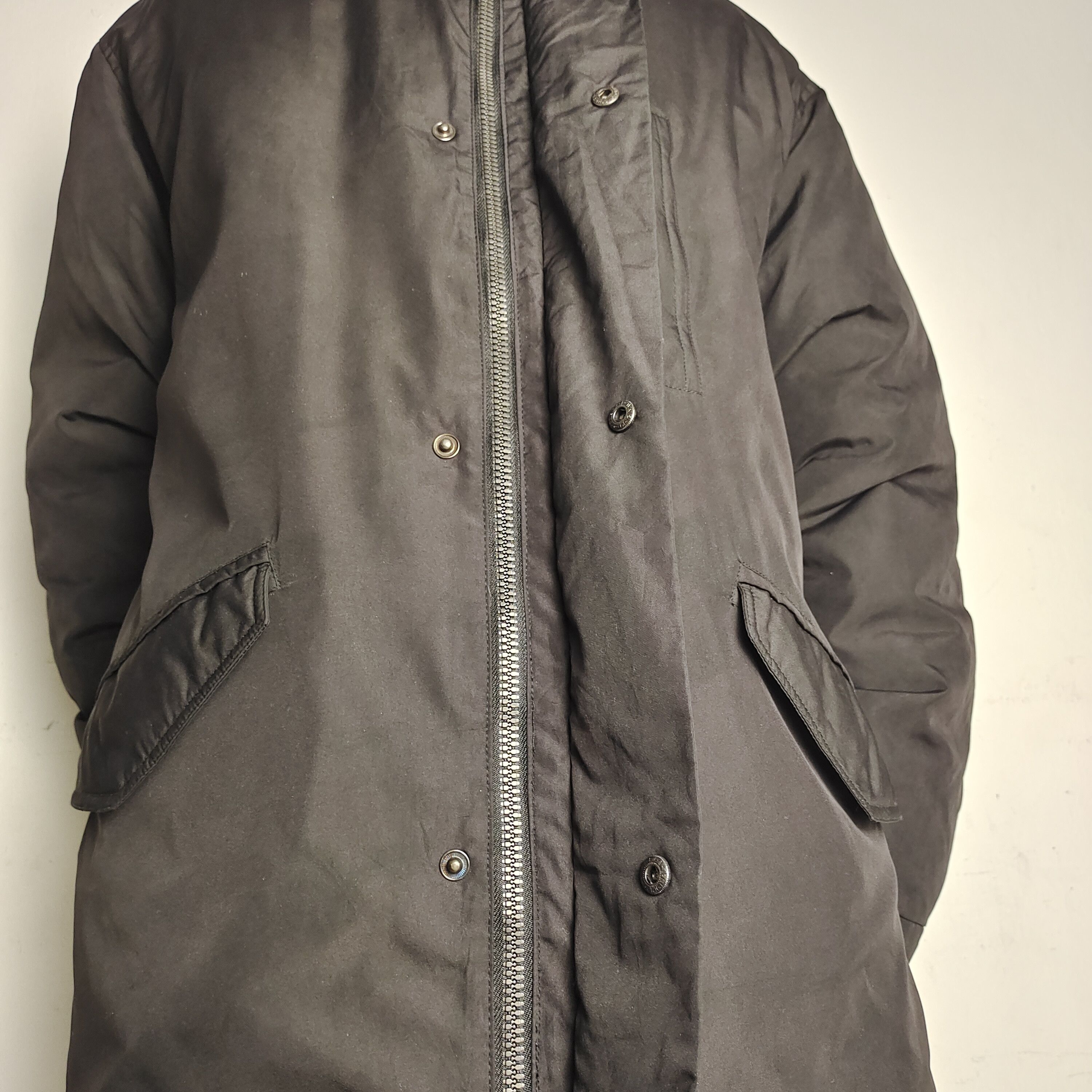 Paul Stuart PAUL STUART BLACK PADDED PARKA JACKET M Size US M / EU 48-50 / 2 - 5 Thumbnail