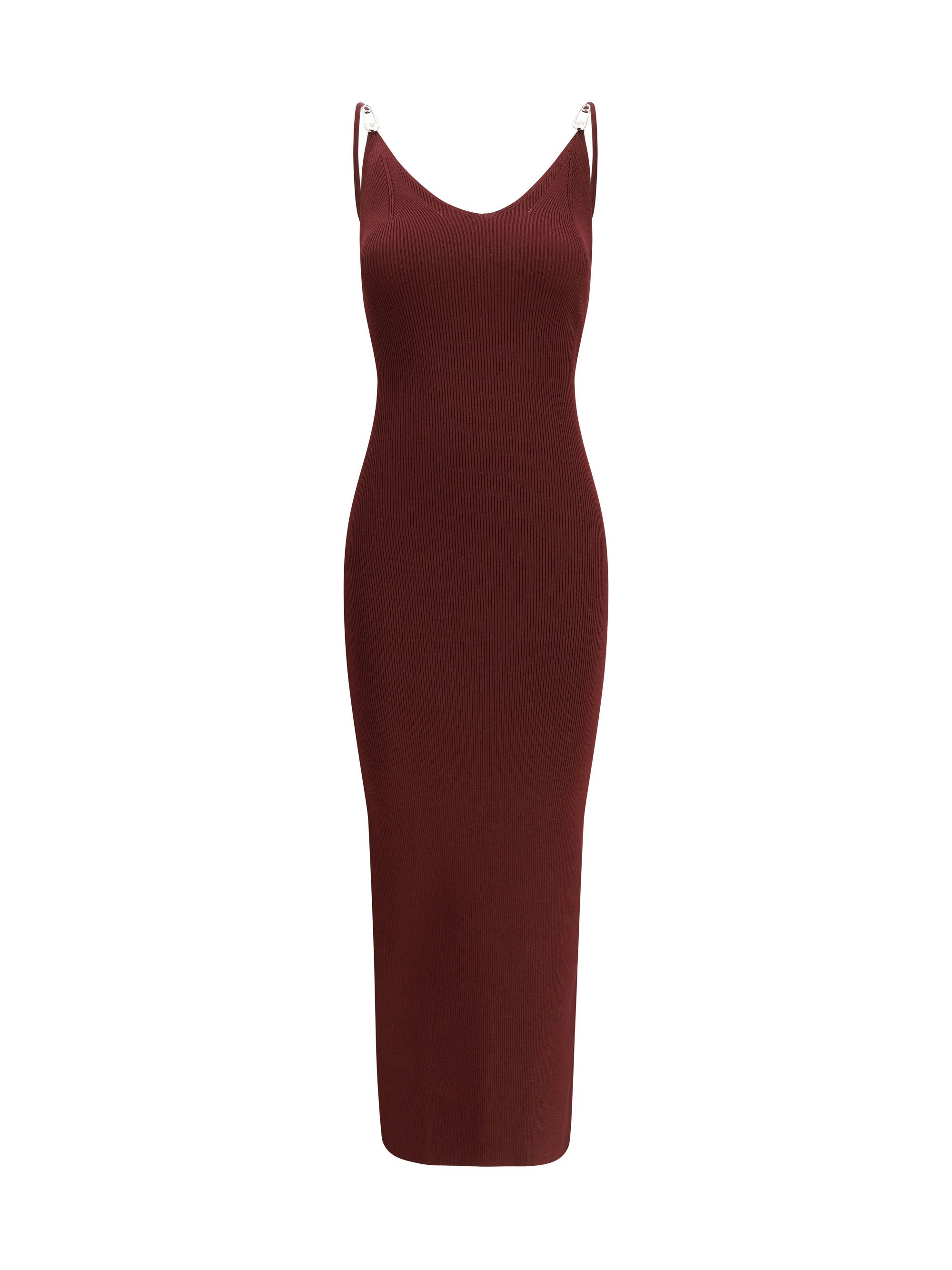 Safety Pin Slip Midi Dress