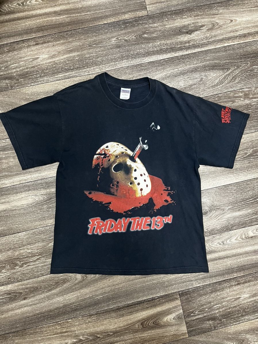Vintage vintage jason voorhees friday the 13th shirt Size US L / EU 52-54 / 3 - 1 Thumbnail