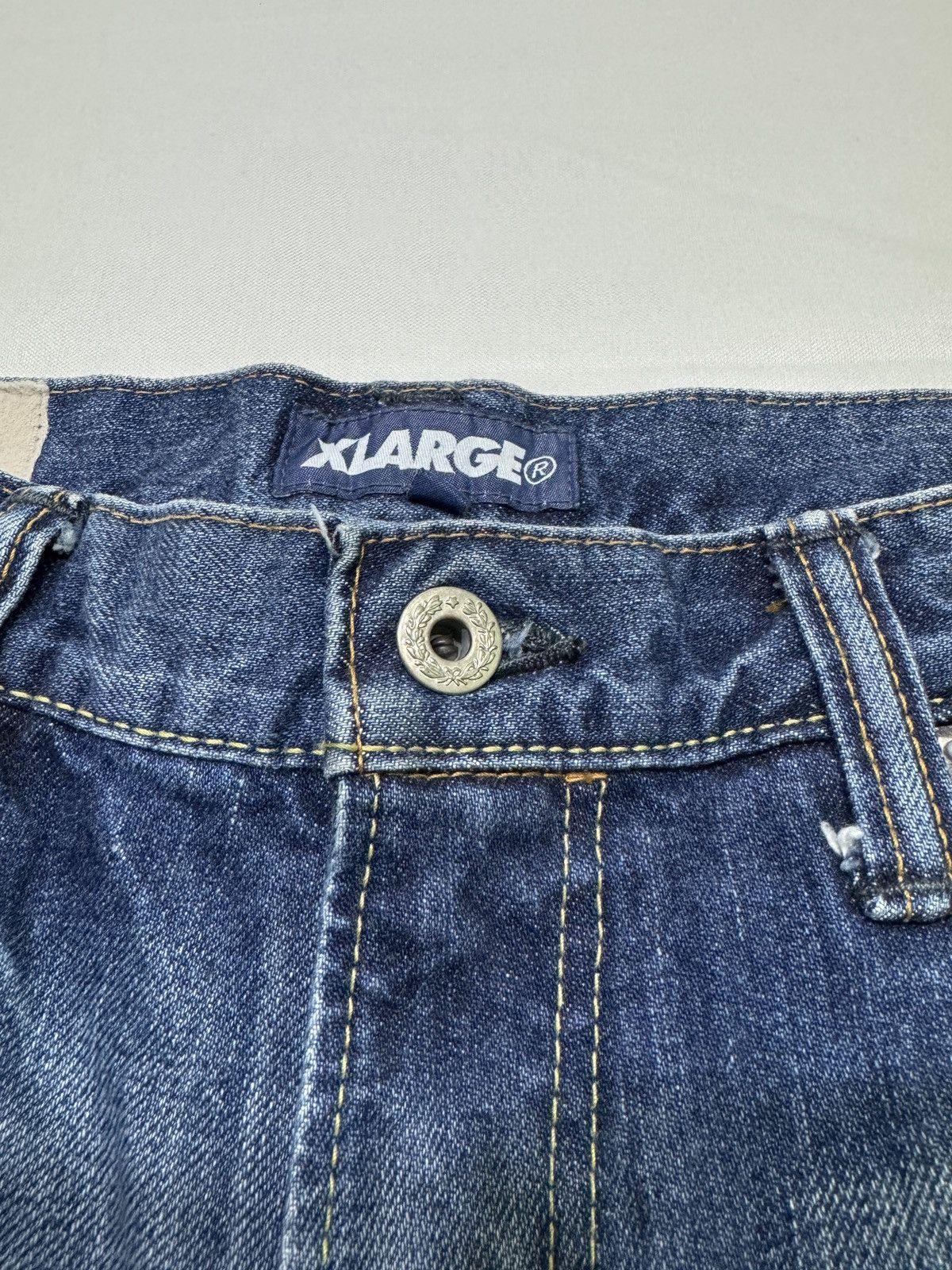 X-LARGE Japanese Brand Xlarge patch jeans Size US 30 / EU 46 - 6 Thumbnail
