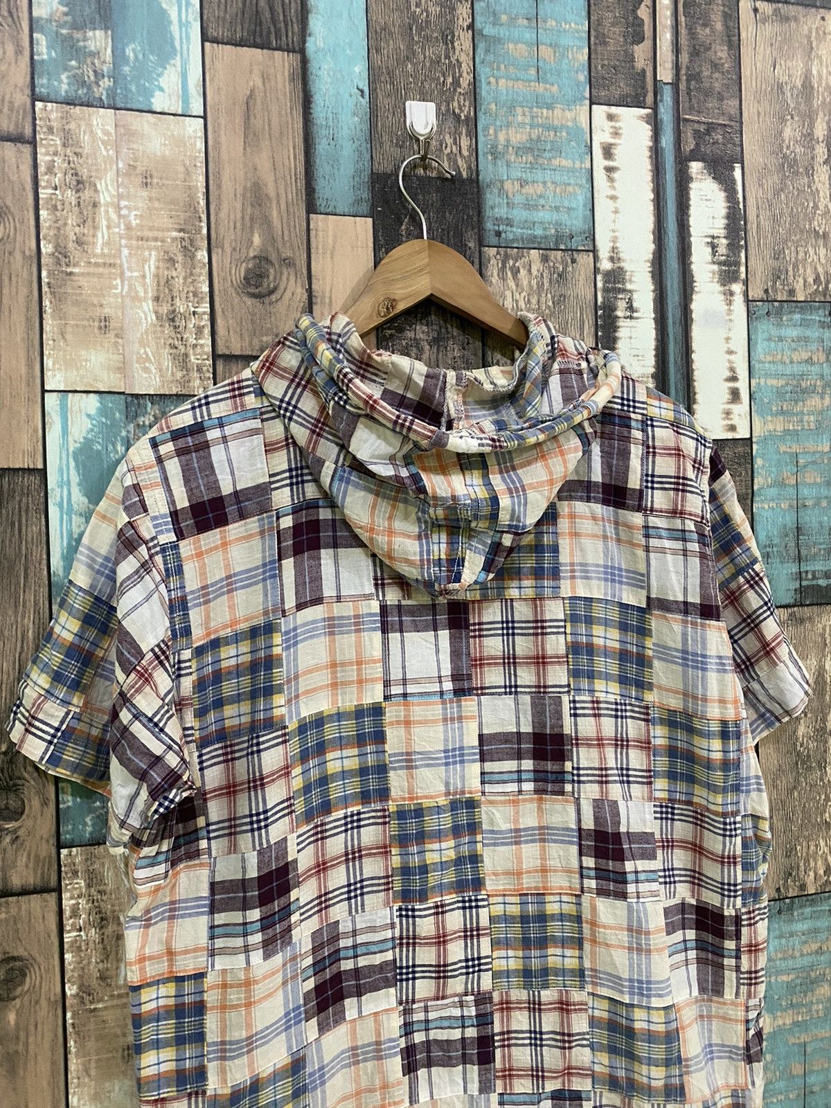 Japanese Brand Brth : Breath X Number Nine Patchwork Multi Colour Hoodie Size US M / EU 48-50 / 2 - 9 Thumbnail