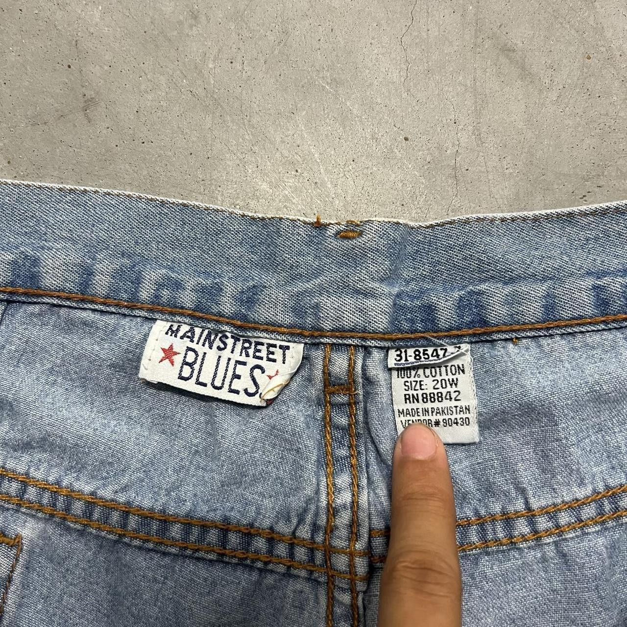 Vintage Vintage Y2K/2000s Carpenter Denim Shorts Jorts! Size US 38 / EU 54 - 3 Thumbnail