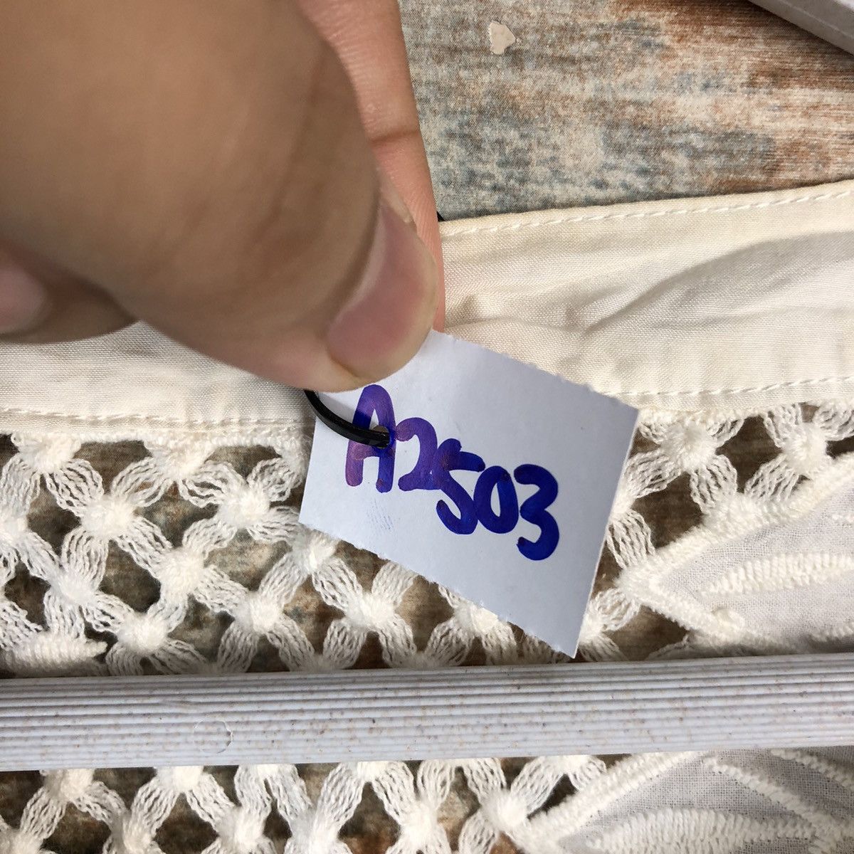 Hiroko Koshino Homme Hiroko Bis Hiroko Koshino crochet meshnet Knitwear #A2503 Size S / US 4 / IT 40 - 10 Thumbnail