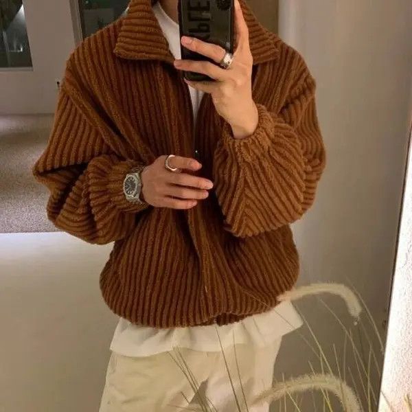 VIBE Men's velvet bomber jacket Size US L / EU 52-54 / 3 - 3 Thumbnail