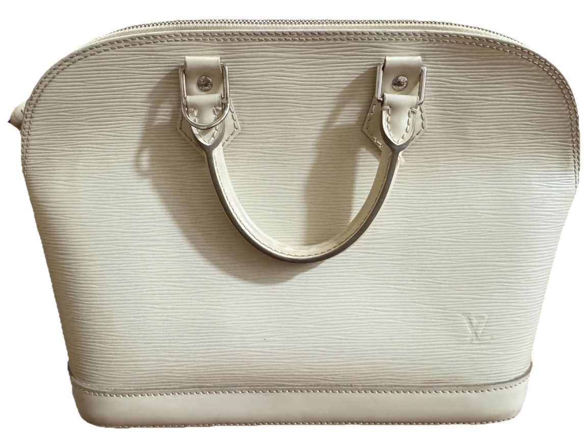 Louis Vuitton LOUIS VUITTON EPI Alma Hand Bag - White/Ivoire Size ONE SIZE - 1 Thumbnail