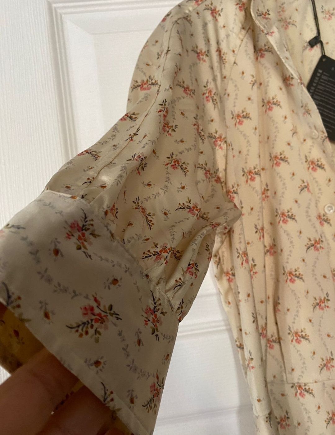 Polo Ralph Lauren Polo Ralph Lauren Floral Satin Dress Size S / US 4 / IT 40 - 3 Thumbnail