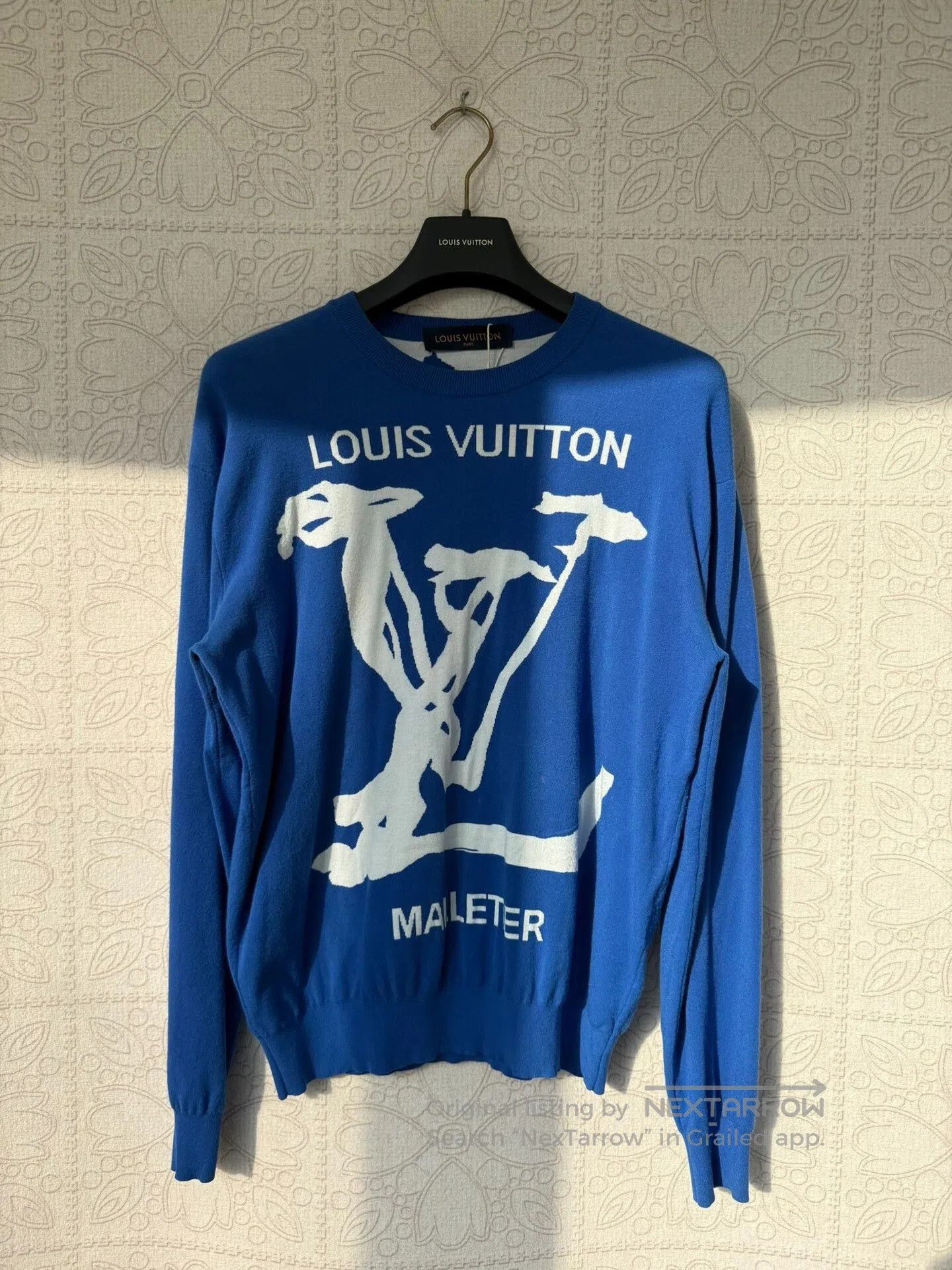 Louis Vuitton louis vuitton blue and white knit sweater. Size US S / EU 44-46 / 1 - 1 Thumbnail