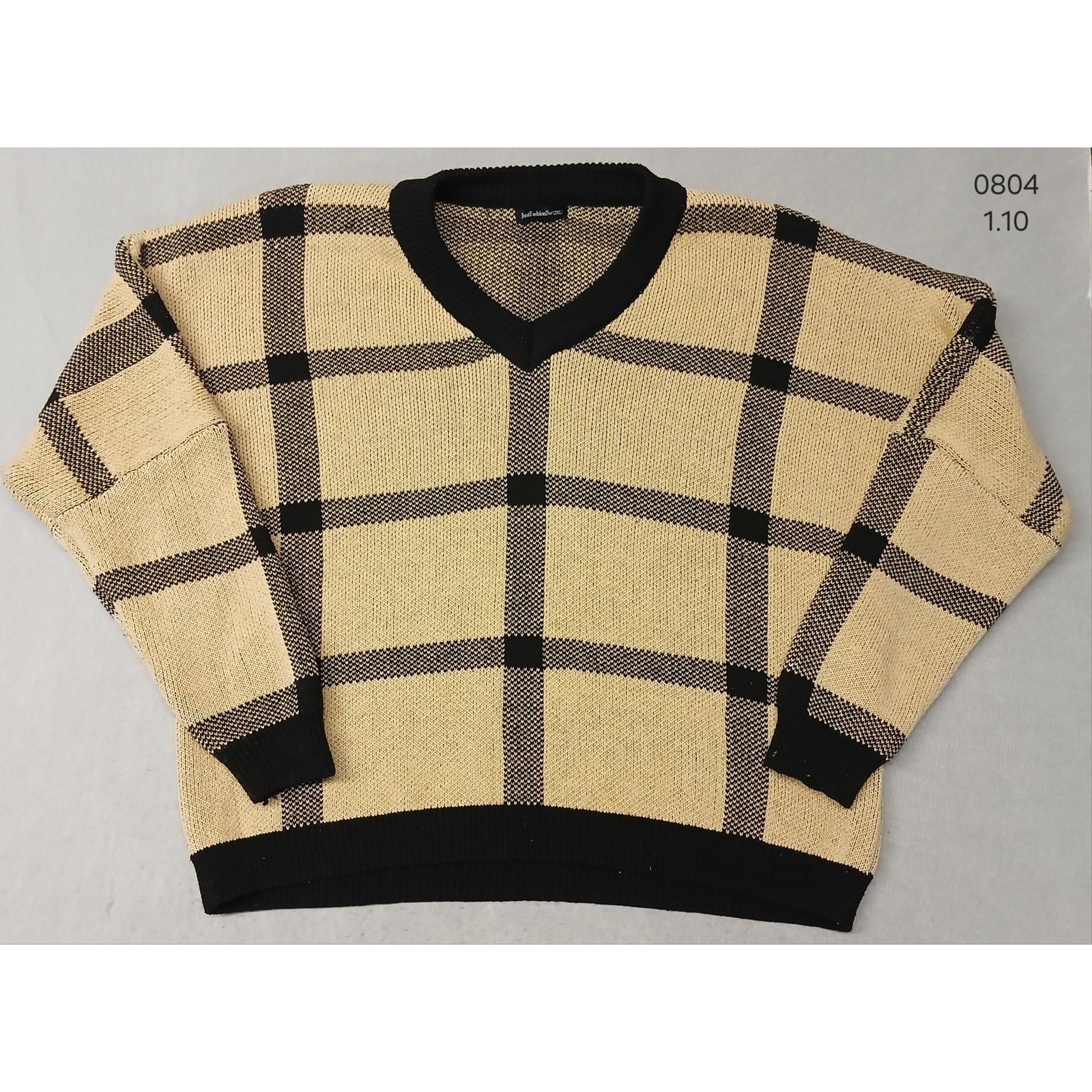 Other Just Fashion Now (2XL) V-Neck Multicolor Pullover Sweater Size XXL / US 16-18 / IT 52-54 - 1 Thumbnail