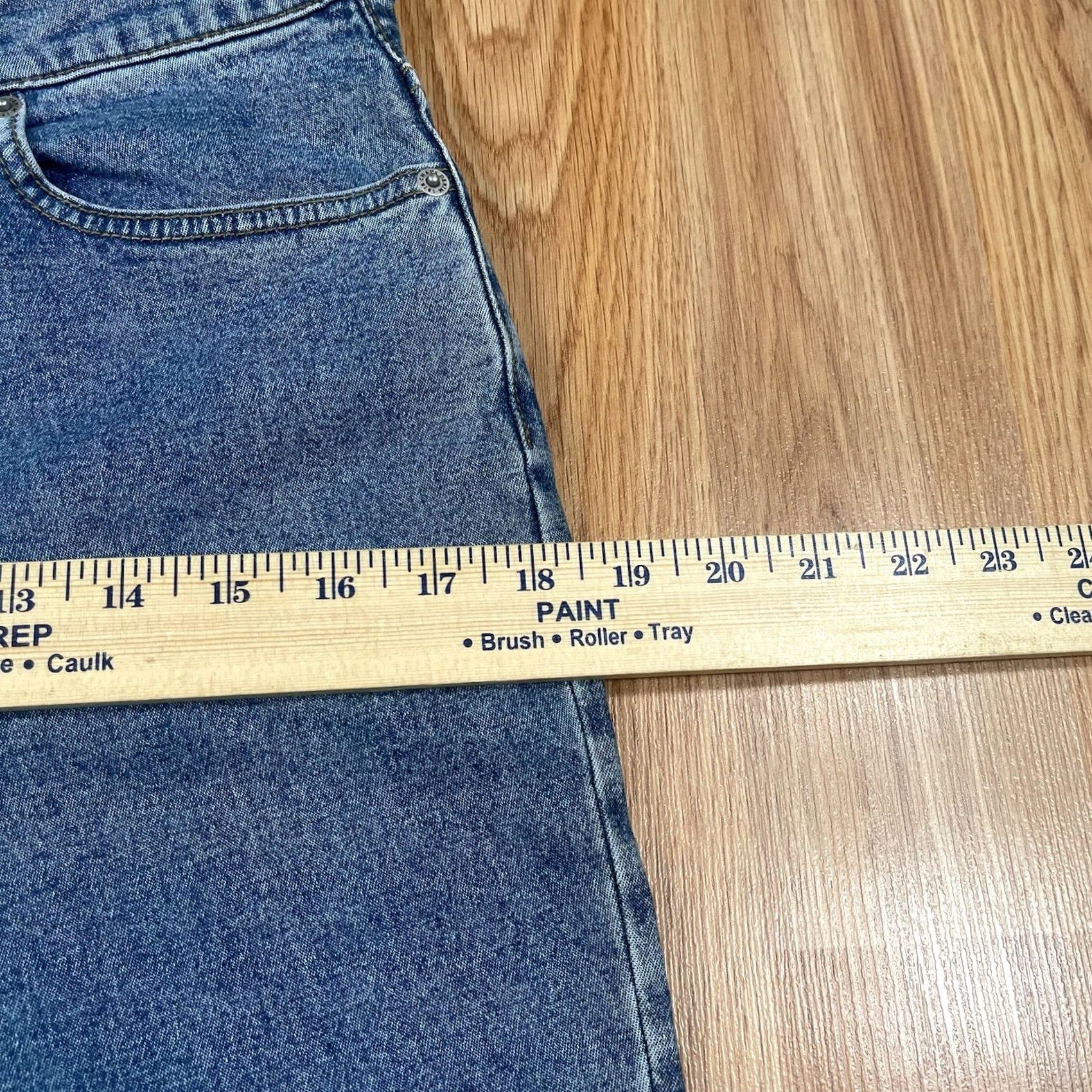 Chaps Chaps Jeans Womens 6 Blue Straight Leg Stretch Mid Rise Denim Pants Size 28" / US 6 / IT 42 - 6 Thumbnail
