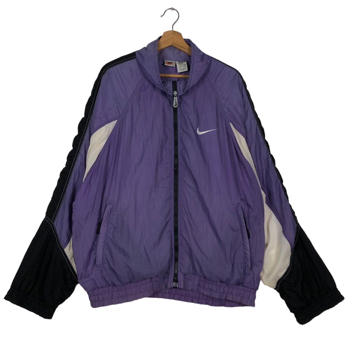 Nike × Vintage 🔥90’s Vintage Nike Jacket Big Logo Swoosh Size US L / EU 52-54 / 3 - 1 Thumbnail