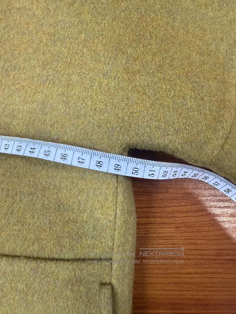 Hermes Hermes Lady Cashmere Short Jacket, Mustard Green Size XS / US 0-2 / IT 36-38 - 6 Thumbnail
