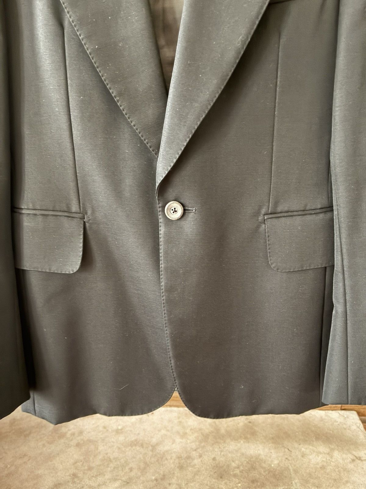 Lad Musician Lad Musician *SAMPLE* AW03 "FLOWERS" Cashmere Blend Jacket Size 44S - 3 Thumbnail
