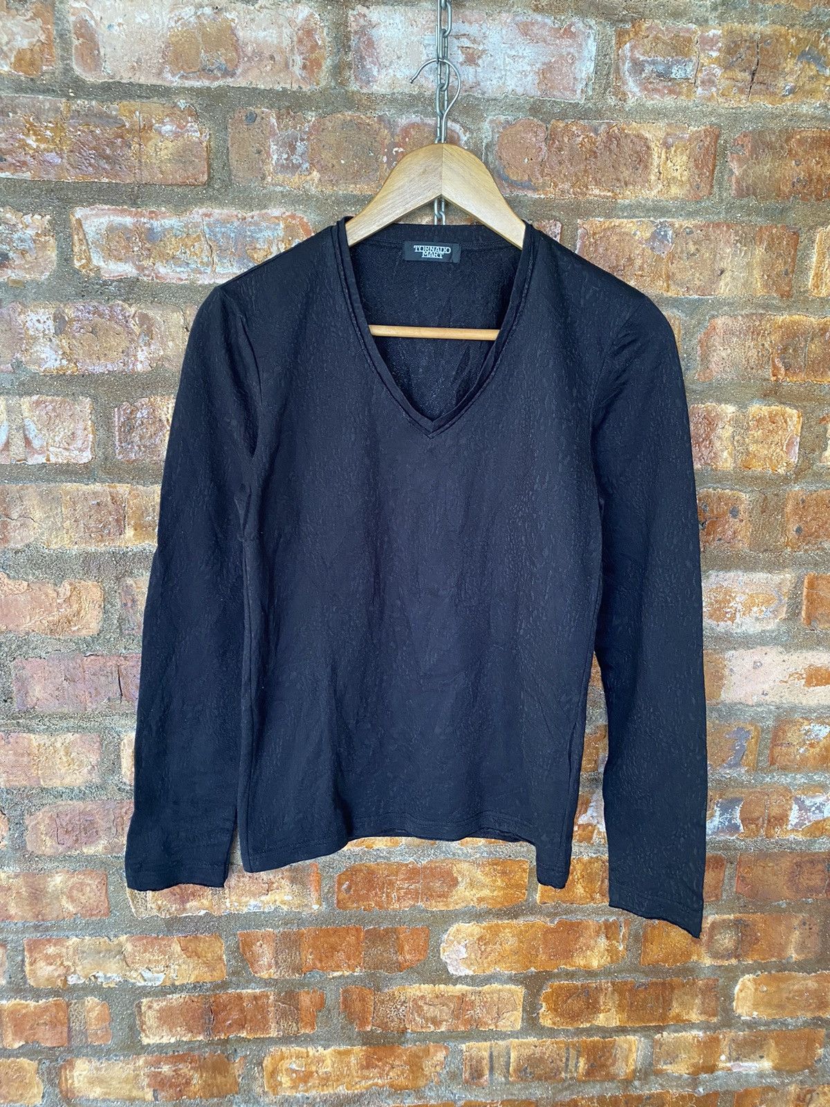 Tornado Mart 2000s Tornado Mart Black snake abstract mesh mix fabric Size US XS / EU 42 / 0 - 2 Thumbnail