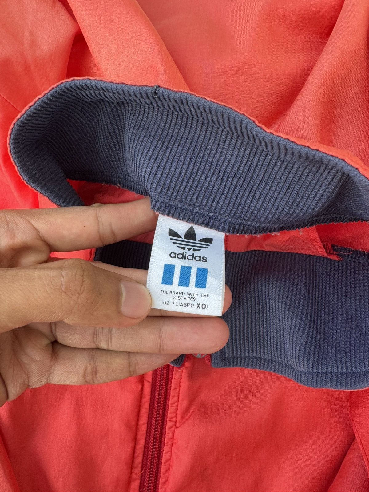 Adidas Vintage 90s Adidas Trefoil Stripe Zip Track Jacket Size US XL / EU 56 / 4 - 11 Thumbnail