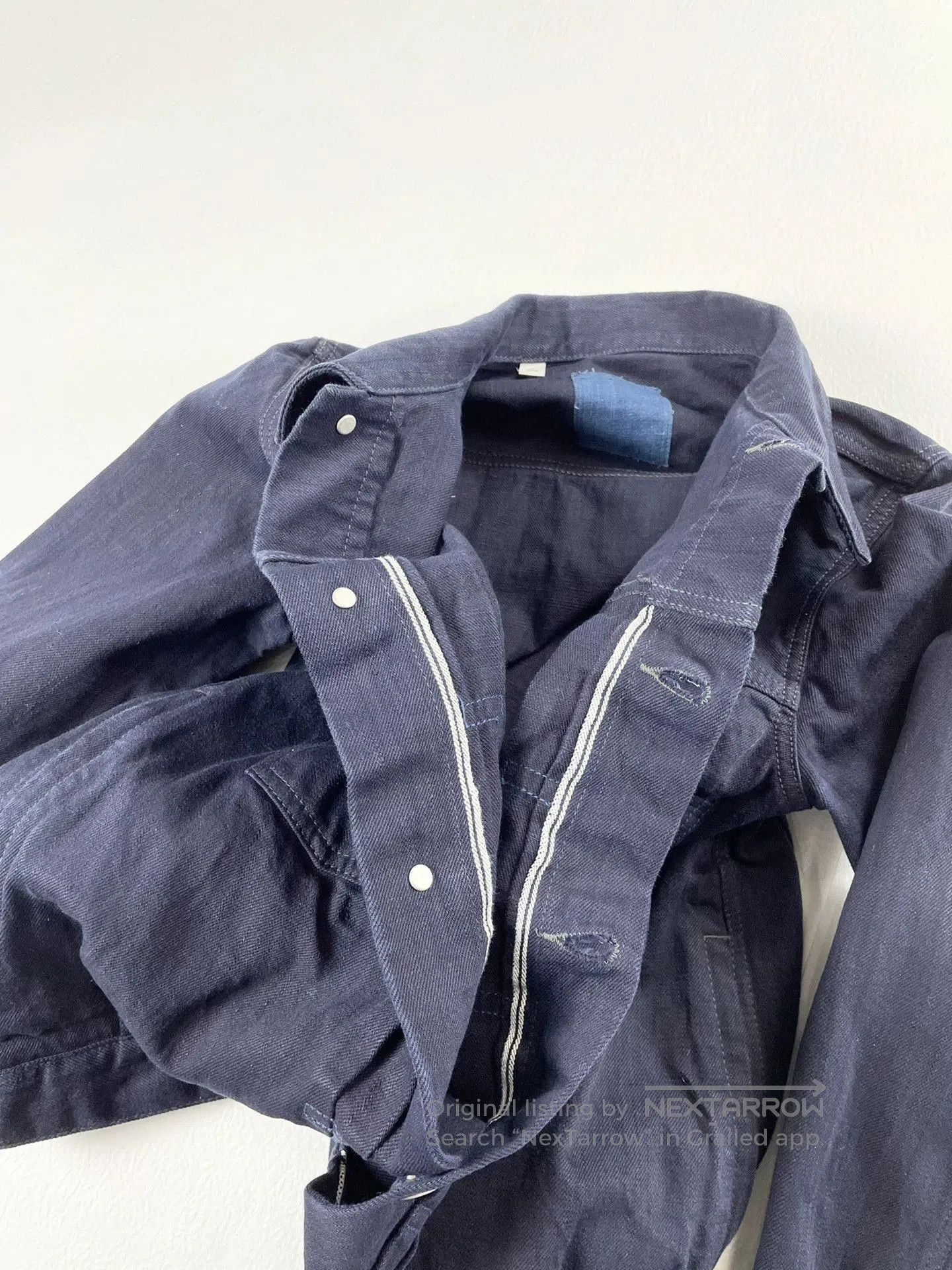 Visvim visvim ict jumbo 101 natural dye denim jacket. Size US M / EU 48-50 / 2 - 5 Thumbnail