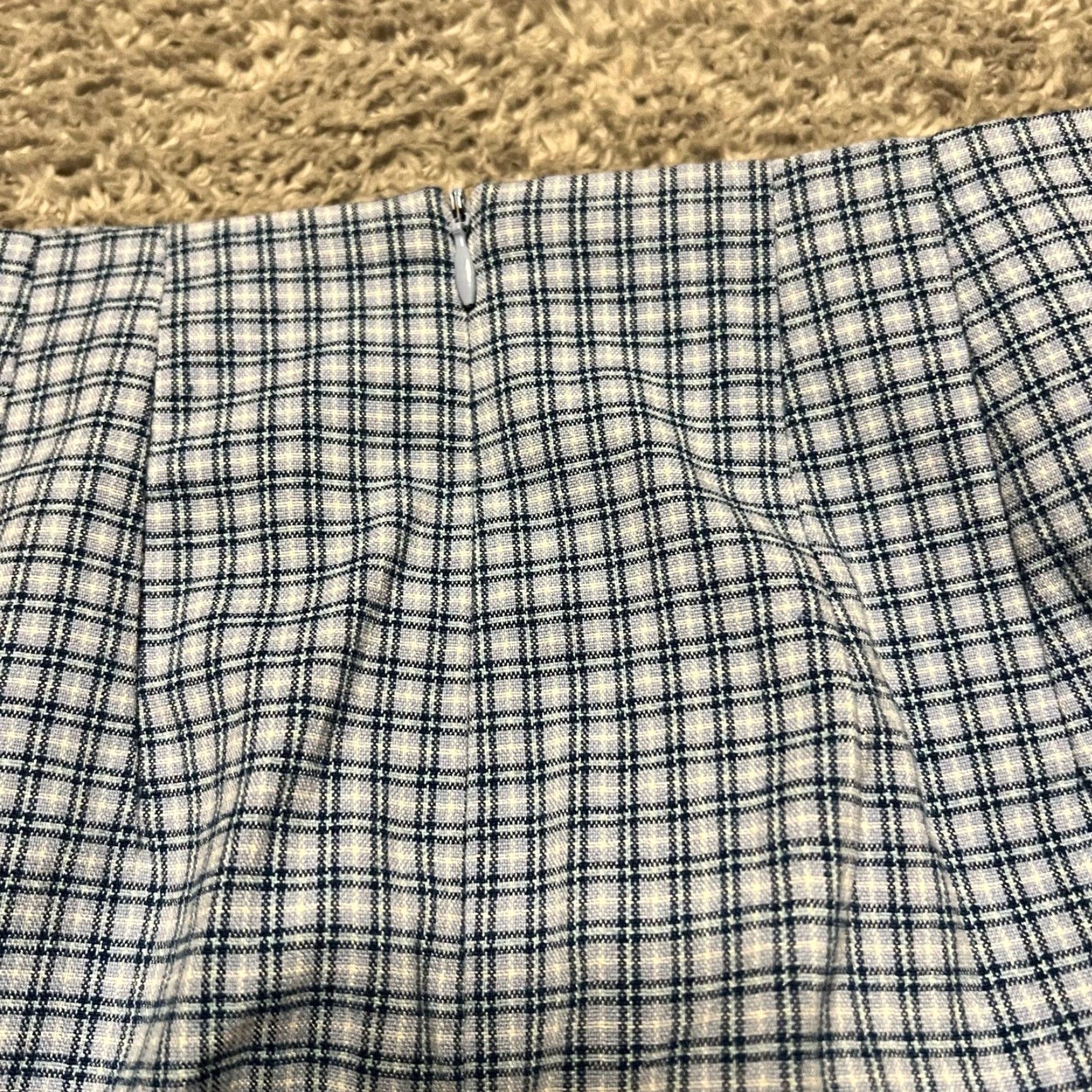 Brandy Melville Brandy Melville Skirt Women One Size Mini Blue Plaid John Galt Size 42" / US 20 - 3 Thumbnail