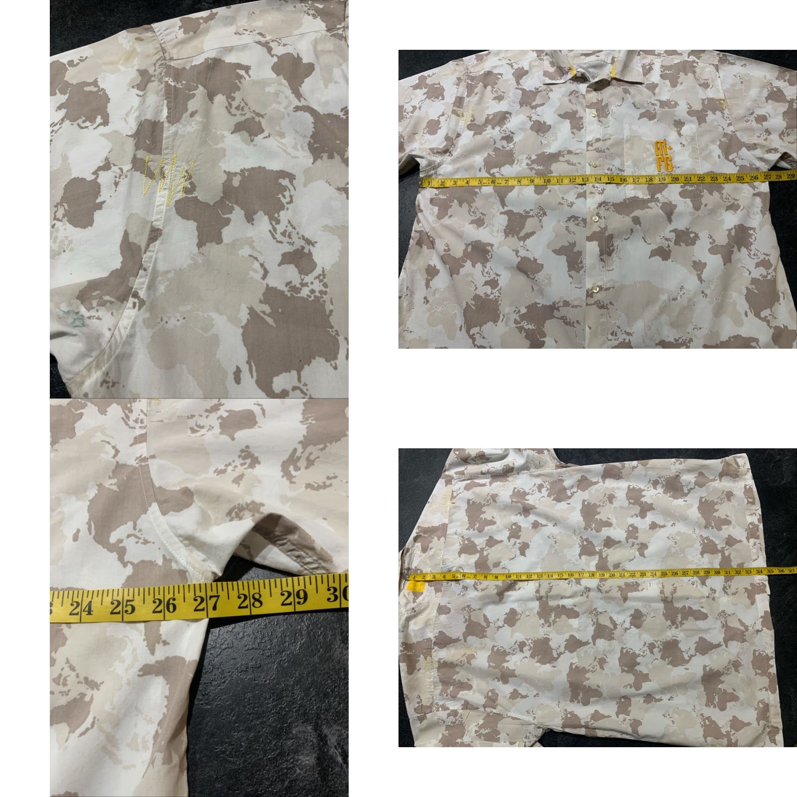 Vintage VINTAGE Marithe Francois Girbaud Men’s Short Sleeve Shirt 2XL Camouflage 90s Mens Size US XXL / EU 58 / 5 - 8 Thumbnail