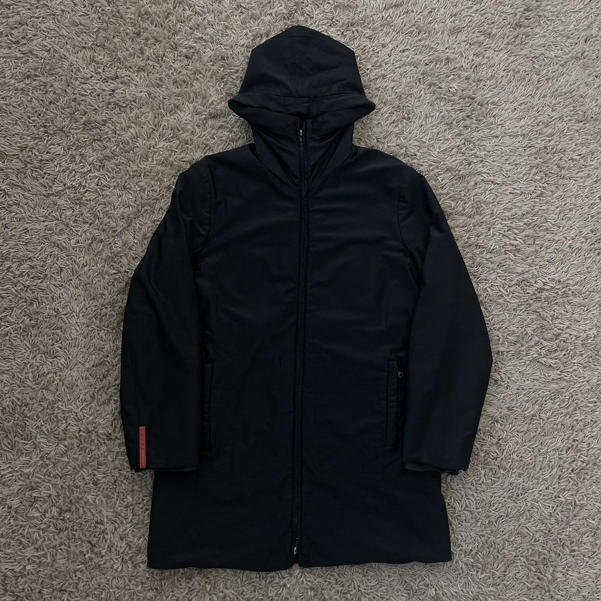 image of Prada 00S Backpocket Parka in Black, Men's (Size Small)