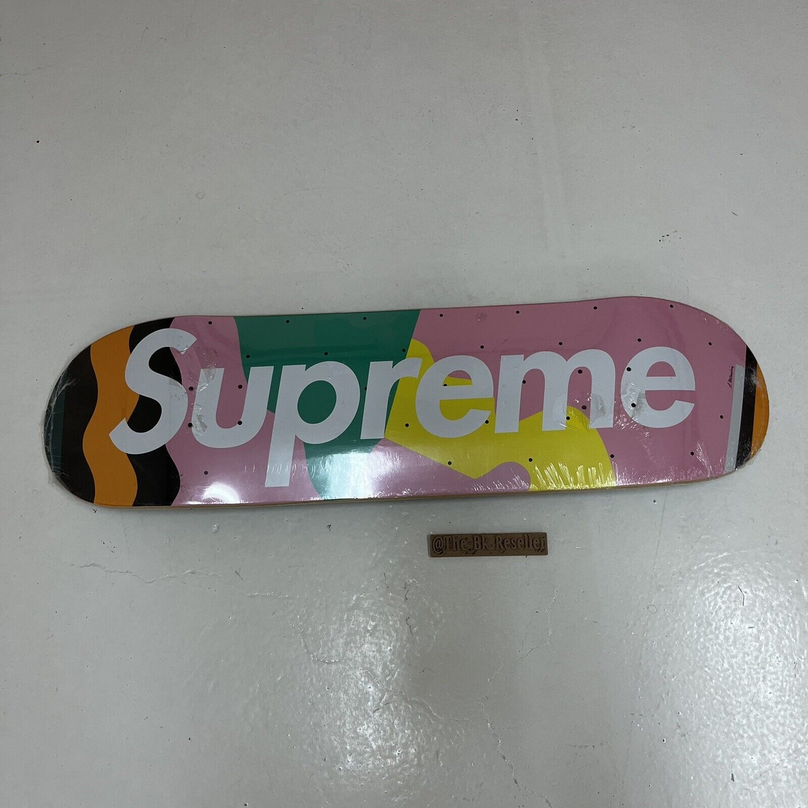 image of Supreme Mendini Pink Skateboard Deck Ss16 , Men's