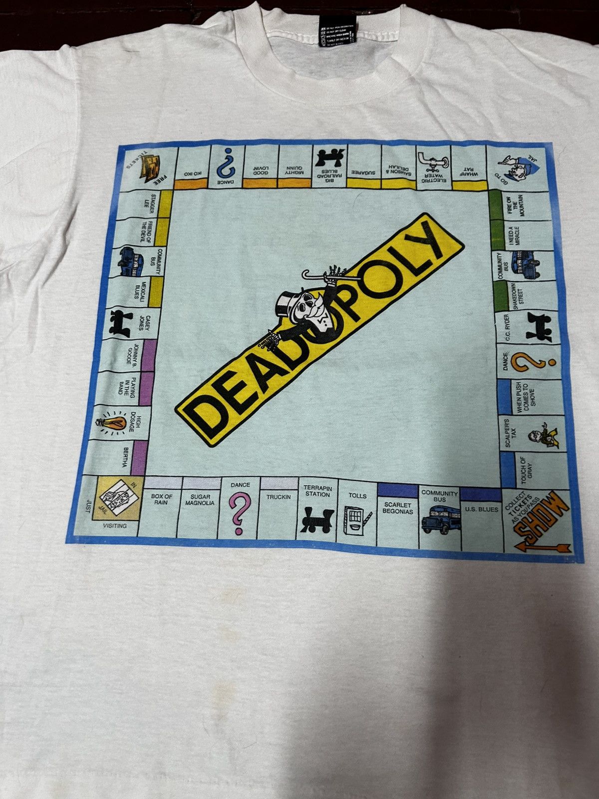 Fruit Of The Loom 1988 deadopoly the game of dance Size US XL / EU 56 / 4 - 2 Thumbnail