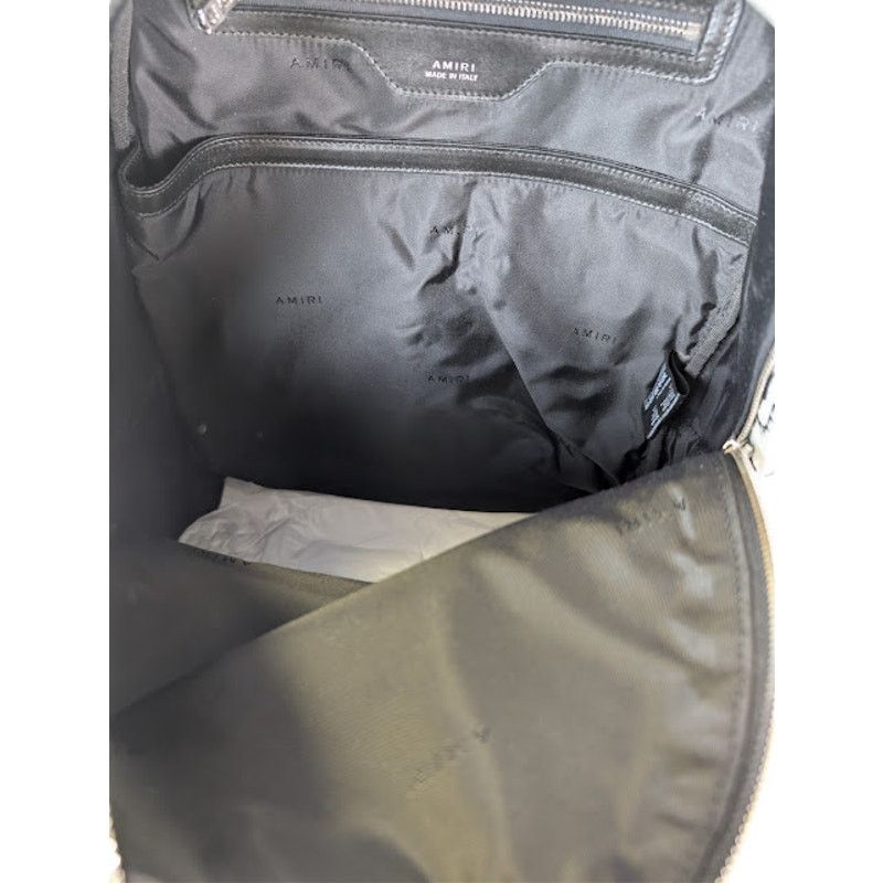 Amiri o1rshd1 Size: OS / Bandana Denim Backpack in Clay Indigo Size ONE SIZE - 15 Thumbnail