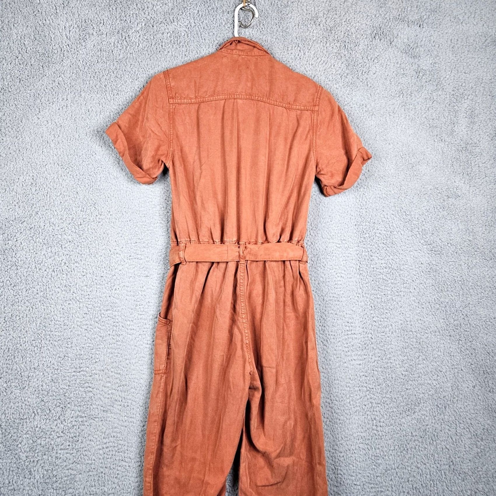 Urban Outfitters BDG Urban Outfitters Women's Zipper Front Coverall Jumper One-Piece XS New Multicolor Short Sleeve 100% Cotton Regular Fit Size 26" / US 2 / IT 38 - 7 Thumbnail