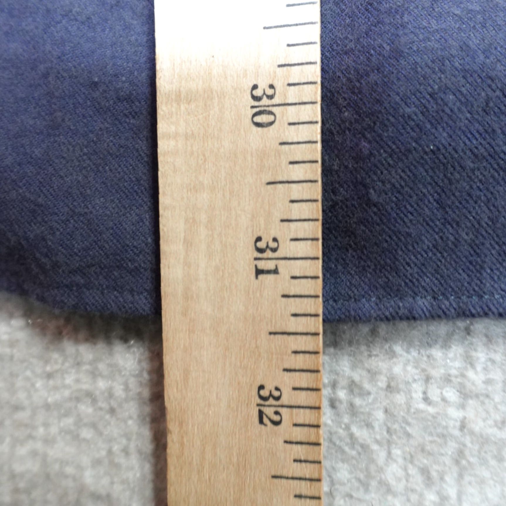 Jaeger Jaeger Shirt XL Blue Gray Long Sleeve Cotton Wool Blend Flannel Made in Portugal Size US XL / EU 56 / 4 - 7 Thumbnail
