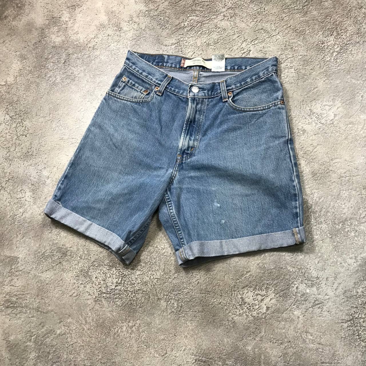 Vintage Vintage Levis 90s Sun Faded Relaxed Denim Shorts Y2K Punk 30 Size US 30 / EU 46 - 3 Thumbnail