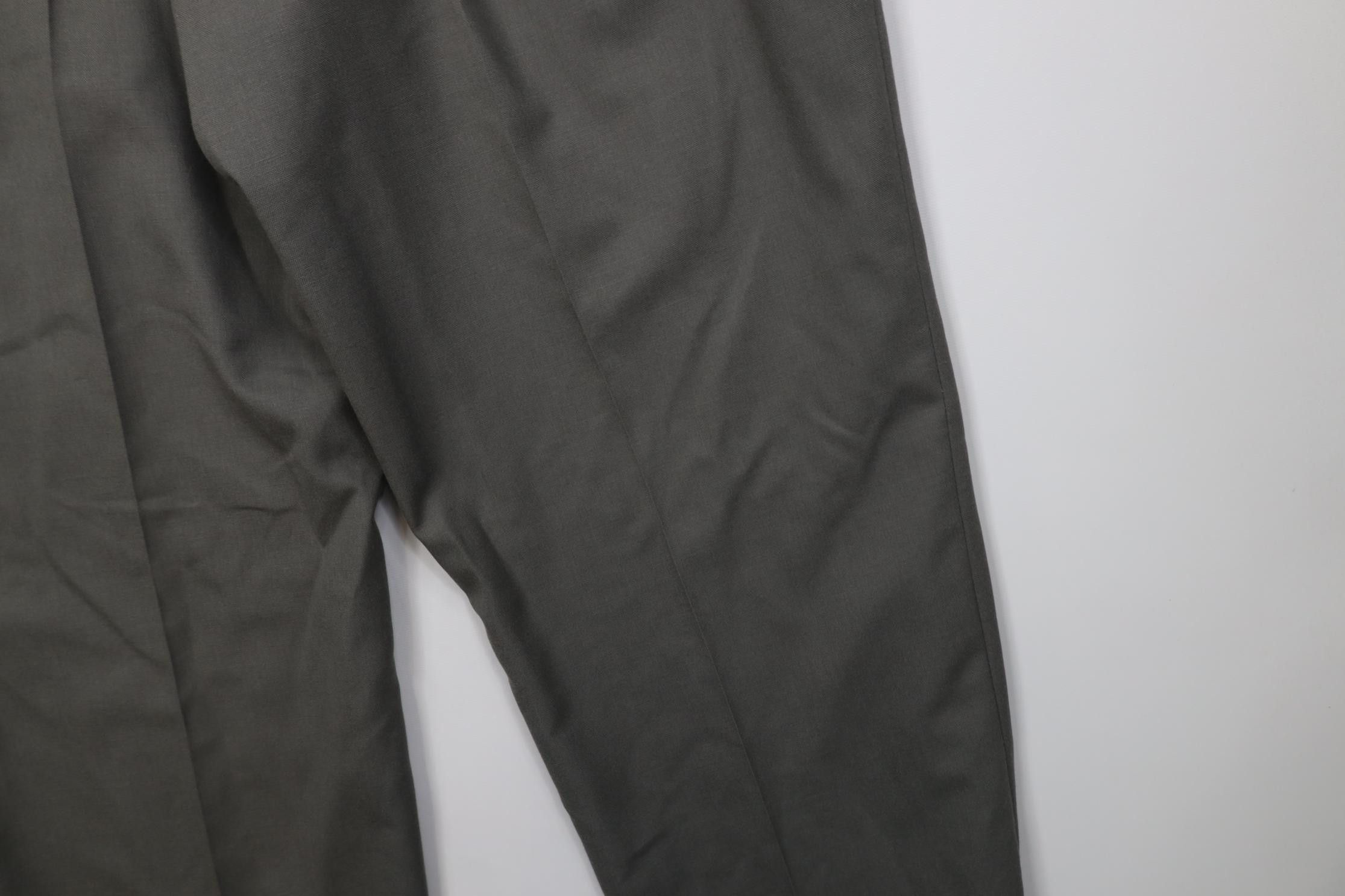 Vintage Vintage 70s Streetwear Wool Knit Flared Wide Leg Chino Pants Size US 36 / EU 52 - 13 Thumbnail