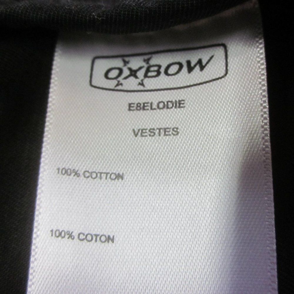Oxbow OXBOW Womens Long Trench Black Cotton Jacket Size 3 Fits M Size M / US 6-8 / IT 42-44 - 5 Thumbnail