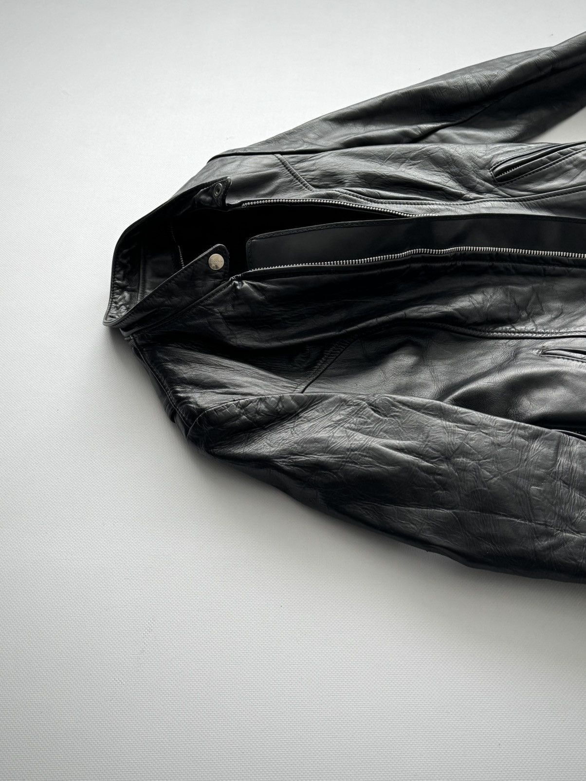 Brooks Vintage 60s Brooks Gold Label USA Cafe Racer Leather Jacket Size S / US 4 / IT 40 - 2 Thumbnail