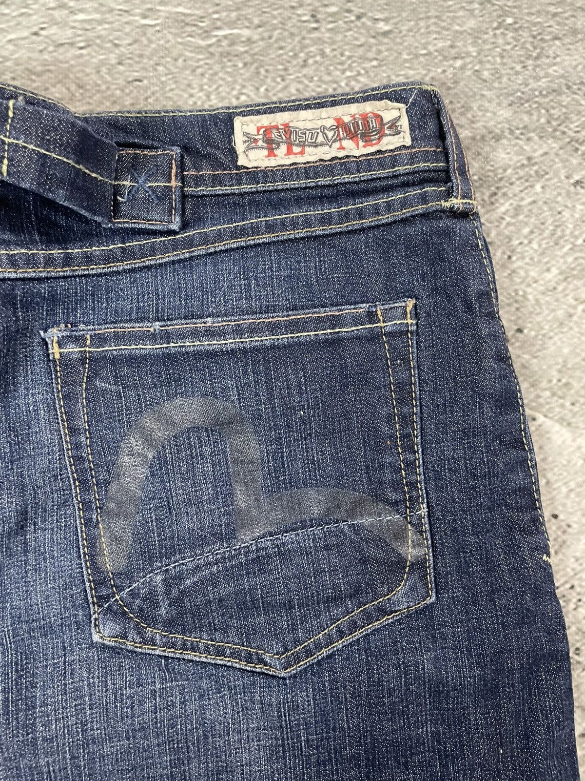 Evisu Evisu x Puma vintage navy skirt black seagulls Y2K Size 29" - 2 Thumbnail